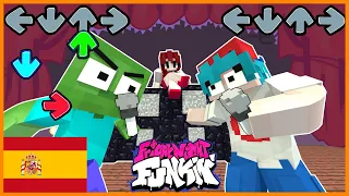 ESCUELA DE MONSTRUOS : minecraft vs viernes por la noche funkin - Desafío FNF | Minecraft Animación