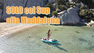 Solo col SUP La Maddalena fino alle Barrettini col SUP JBZ TREND T2