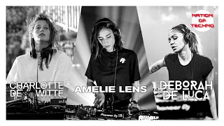 TECHNO MIX 2023 | 3 Queens of techno | Charlotte de Witte | Deborah de Luca | Amelie Lens |