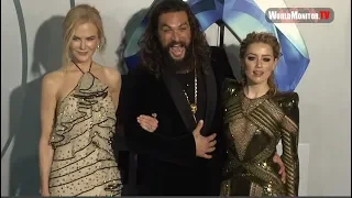 Aquaman Los Angeles Film premiere - Jason Momoa, Amber Heard, Nicole Kidman and More