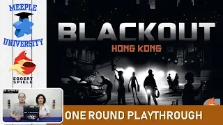 Blackout Hong Kong Board Game – One Round Playthrough (Get a FEEL 👲how it plays 😁)