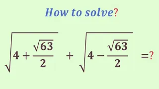 A Nice Radical expression | Math Olympiad problem