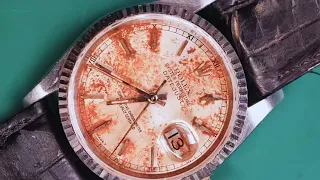 Rusted Rolex Restoration Unbelievable Before and After!