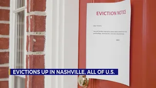 Eviction up in Nashville and all of U.S.