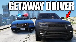 I Became a GETAWAY DRIVER in GTA 5 RP Using An Armored Car