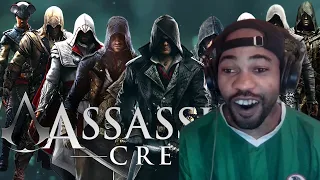 Assassin's Creed All Cinematic Trailers Reaction