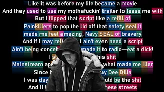 Eminem on "Detroit Vs Everybody" (Rhyme Scheme)