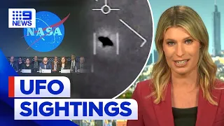 NASA steps up probe into UFOs after long-awaited report | 9 News Australia