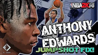 ANTHONY EDWARDS JUMP SHOT FIX + FULL SIGNATURE *Ant-Man* [NBA2K14 Edit Player] #eldizzy2k