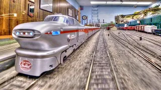 One of the most Picturesque and Largest Model Railroad Layouts in the U.S. - Cab Ride Layout Tour