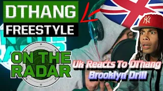 Uk Reacts to American Dthang Freestyle (Bronx Drill) *Hardest in the city?*