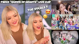 [REACTION] TWICE "Queen of Hearts" Live Clip