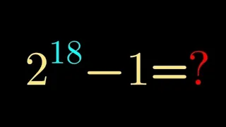 A Nice Exponent Math Problem Simplification| Math Olympiad