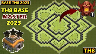 TERBARU!!! NEW TH8 HYBRID/WAR Base 2023 | BASE TH8 - Clash Of Clans