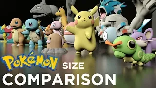 POKEMON 3D Comparison