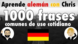 Aprender 1000 frases básicas en alemán - video para principiantes