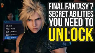 Final Fantasy 7 Remake Secrets - Amazing Abilities You Need To Unlock (FF7 Remake Secrets)