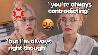 itzy members losing their minds arguing with ryujin
