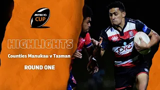 RD 1 HIGHLIGHTS | Counties Manukau v Tasman (Mitre 10 Cup 2020)