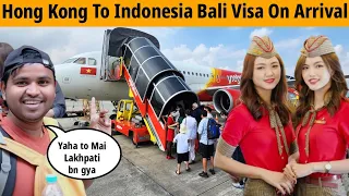 Hong Kong To Indonesia🇮🇩 Full travel information #bali #indonesia #hongkong #balivlog #worldtraveler