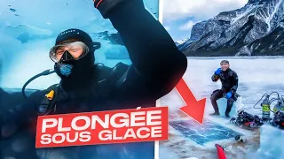 Je plonge SOUS LA GLACE sans expérience 🥶🧊