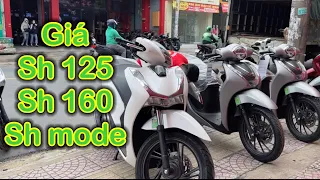 Giá bán Sh 125 Sh 160 sh mode bạc 2023 - Nam hihi