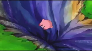 Kirby falls with different screams.