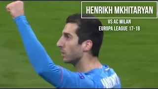 Henrikh Mkhitaryan vs AC Milan (Away) HD 720p - AC Milan vs Arsenal 0-2