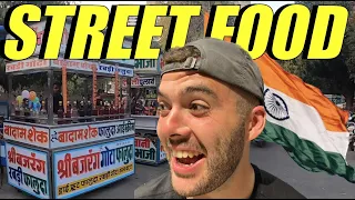 Foreigners Can't Stop Eating Indian Street Food 🇮🇳