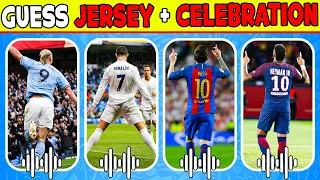 Can You Guess Celebration DANCE + JERSEY SONG of Football Players? Messi, Ronaldo, Neymar, Mbappe