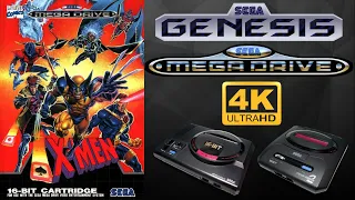 X-Men [SEGA GENESIS / MEGA DRIVE] Gameplay Walkthrough FULL GAME [4K60ᶠᵖˢ🔴]