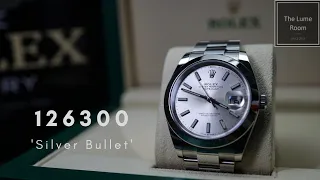 2021 ROLEX Datejust 41 (Silver Dial, Oyster) 126300 | Watch Unboxing & Review | 'Silver Bullet'