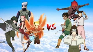 Who is strongest | Team Kakashi Vs Team Guy