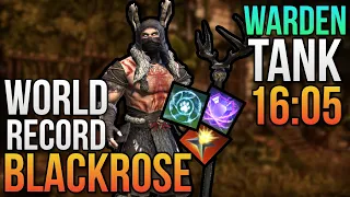 🐢🏆 ESO - Blackrose Prison World Record | Warden Tank Build | Unchained