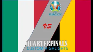 🇮🇹ITALY VS 🇧🇪BELGIUM EURO 2020 QUARTERFINALS CUSTOM HIGHLIGHTS ON STICKMAN SOCCER 2018