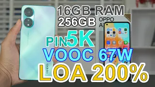 MỞ HỘP OPPO A78: 16GB RAM, 256GB ROM, AMOLED 90HZ, PIN 5K, SẠC 67W !!!