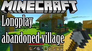 Minecraft Longplay - no commentary - zombie village spawn restoration!