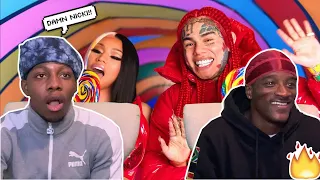 6IX9INE FT NICKI MINAJ- TROLLZ (Official Music Video)| REACTION