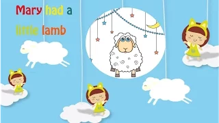 Mary had a little lamb | María tenía un corderito - Canción infantil animada