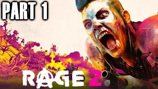 RAGE 2 Walkthrough Part 1 - PC 60fps Gameplay Review