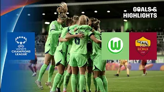 HIGHLIGHTS | VfL Wolfsburg - AS Roma -- UEFA Women's Champions League 2022/23 (Deutsch)