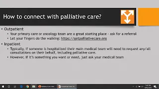 Accessing Palliative Care