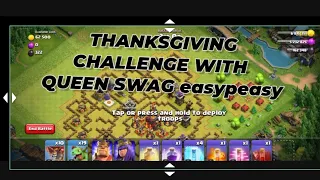 easiest way to 3 star Thanksgiving challenge easy win | Clash of clans | #coc #shortvideo #shorts