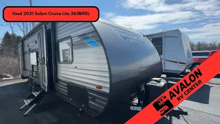 USED 2021 Forest River Salem Cruise Lite 263BHXL Travel Trailer Walk Through - Medina