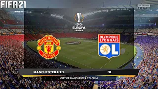 FIFA 21 | Manchester United vs Lyon - Europa League UEL - Full Gameplay