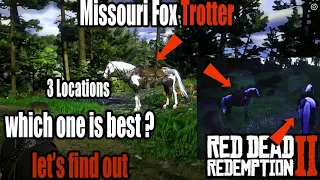 MFT Horse 🐎 | 3 Places | let's find out the best 🤔 | RDR2 |