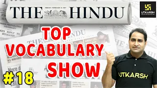 Top Vocabulary Show #18 By SV Singh Sir | Utkarsh Classes