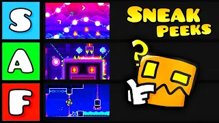 Ranking EVERY Geometry Dash Sneak Peek