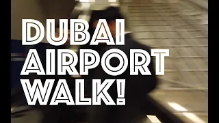 4K Airport Tour : Dubai International Airport Terminal 3 مطار دبي الدولي (Dubai, UAE) / Walk 204