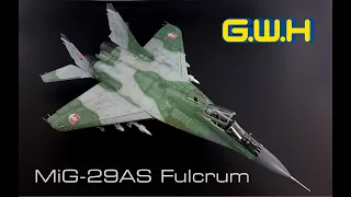 MiG-29AS Fulcrum FULL VIDEO BUILD GWH 1/48